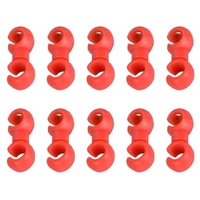 10 pièces pinces de câble de vélo crochets rotatifs vtt vélo dérailleur câble de changement de vitesse câble de frein logement support de fixation organisateur