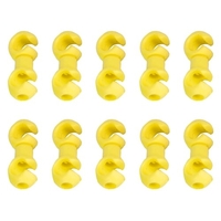 10 pièces pinces de câble de vélo crochets rotatifs vtt vélo dérailleur câble de changement de vitesse câble de frein logement support de fixation organisateur