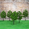 10 pièces Plastic Model arbres Architecture Model Railroad disposition jardin paysage paysages poupée mariages Diorama Miniatures