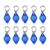 10 pièces Portable porte-clés lumière torche Mini porte-clés lampe de poche LED porte-clés d