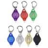10 pièces Portable porte-clés lumière torche Mini porte-clés lampe de poche LED porte-clés d