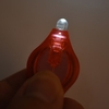 10 pièces Portable porte-clés lumière torche Mini porte-clés lampe de poche LED porte-clés d