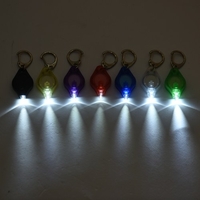10 pièces Portable porte-clés lumière torche Mini porte-clés lampe de poche LED porte-clés d