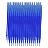 10 pièces recharges de stylo à encre gel effaçable à encre bleue à pointe fine 0.5mm recharges de stylo gel de remplacement pour stylos effaçables fournitures de papeterie d
