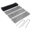 10 pièces tapis répulsifs + 10 pièces en forme de U ongles jardin piquage bande creuser arrêt chat chien répulsif tapis dissuasif Spike fournitures de jardin