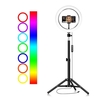 10 pouces / 26 cm RGB Ring Light LED Fill-in Light