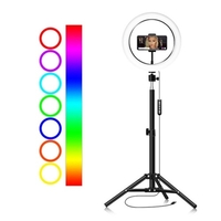 10 pouces / 26 cm RGB Ring Light LED Fill-in Light