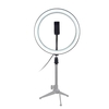 10 "Dimmable LED Selfie lumière ronde avec lampe de luminosité réglable clip téléphone