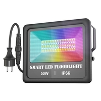 100-240V 50W LED connectées sans fil Projecteur IP66 Lampe spot de résistance à l