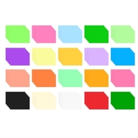 100 feuilles de papier de copie couleur A4 210x297mm / 8.3x11.7in papier d