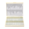 100 PCS / Ensemble Échantillon En Verre Biologique Préparé De Base Des Plantes Animales Insectes Tissus Science Spécimen De Couverture Couvre Portable Éducatif Microscope