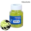100 pcs 4 cm Leurre De Pêche Doux Mouche Ver De Terre En Plastique Artificiel Grub Worm Doux Appâts Leurres