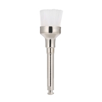 100 pcs brosse de polissage de la prophylaxie dentaire en nylon bol polissage prophylie brosses dentaire blanc polisseur snap-on plat type prophy brosse outil dentaire