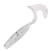 100 pièces 4cm leurres de pêche artificiels souples nageur queue Grub leurres ver Moggot Grub leurres appâts