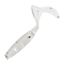 100 pièces 4cm leurres de pêche artificiels souples nageur queue Grub leurres ver Moggot Grub leurres appâts