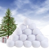 100 pièces 70mm Simulation boules de neige de noël intérieur boule de neige jeu de combat noël décor à la maison