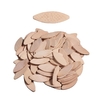 100 pièces/sac planche épissage Biscuit Tenons bricolage travail du bois tenonnage Machine bois de hêtre massif goujon plaque menuisier planche de bois outil d