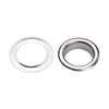 100 Sets Grommet Kit with Eyelets Washers 0.236 Inch 3PCS Installation Tools Silver Metal Grommets for Fabric Leather Clothing Tarps