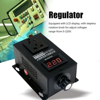 10000W ménage Compact contrôleur de tension Variable Portable vitesse température lumière tension réglable régulateur gradateur