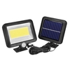 100COB Énergie Solaire Murale Lampe de Nuit Capteur de Lumière de Mouvement Extérieure Étanche Jardin Lumière de Sécurité