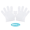 100PCS / Gants jetables en PE à usage unique Gants transparents à usage unique