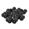 100pcs 18mm Bio biologique boules Aquarium poissons Nano Tank Wet/Dry cartouche filtre Media noir