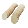 100pcs 50mm cercles en bois carte de métier de mariage rond faisant la décoration de Scrapbooking