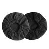 100Pcs Couvre Microphone Écologique Protection Anti-Poussière Pare-Vent Mike Cover (Noir)
