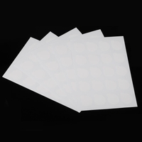 100pcs Disposable Eyelash Glue Holder Pallet Eyelash Extension Glue Pads Stand On Eyelash Glue Patches Autocollant Small Size 2.5cm