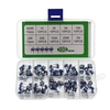 100PCS Potentiomètre Variable Résistances Kit 10 Types Valeur avec Assortiment De Boîte De Rangement Portable