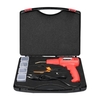 100W Portable Portable plastiques Machine de soudage panneau fissure réparations Kit coupe thermique agrafeuse chaude plastiques trou réparation outil ensemble avec 4 boîtes agrafe