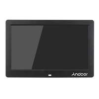 10.1" HD écran large haute résolution Photo numérique Photo Frame réveil lecteur MP3 MP4 film avec télécommande cadeau de Noël
