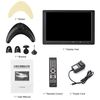 10, 1 pouces HD TFT moniteur LCD écran 1280x800 affichage multimédia entrée AV VGA haut-parleur intégré pour jeu voiture RV remorque vue arrière inversée