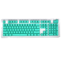 104 touches de moulage par injection bicolore PBT Keycap Set profil OEM pour clavier mécanique blanc (uniquement Keycaps)