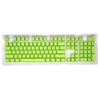 104 touches de moulage par injection bicolore PBT Keycap Set profil OEM pour clavier mécanique blanc (uniquement Keycaps)