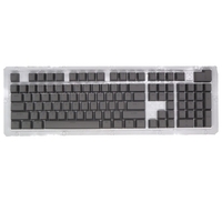 104 touches de moulage par injection bicolore PBT Keycap Set profil OEM pour clavier mécanique blanc (uniquement Keycaps)