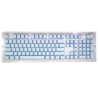 104 touches de moulage par injection bicolore PBT Keycap Set profil OEM pour clavier mécanique blanc (uniquement Keycaps)