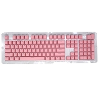 104 touches de moulage par injection bicolore PBT Keycap Set profil OEM pour clavier mécanique blanc (uniquement Keycaps)