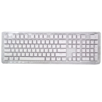 104 touches de moulage par injection bicolore PBT Keycap Set profil OEM pour clavier mécanique blanc (uniquement Keycaps)