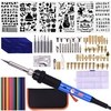 106pcs Kit de combustion du bois 60W Set de stylo pyrogravure