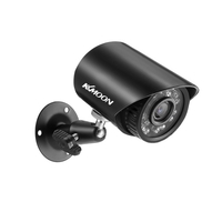 1080P Caméra de sécurité à domicile 8CH Surveillance DVR + 4pcs 2MP Full HD Indoor Outdoor Weatherproof Camera With Night Vision Support Motion Detection Remote Access (No Hard Drive)