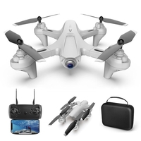 1080P Double caméra WiFi FPV Drone Drone pliant sans tête Mode One Key Drone de retour pour adultes