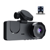 1080P DVR Dash caméra avant et arrière caméra enregistreur de conduite 2 pouces écran Dashcam