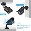 1080P HD 2.0MP Bullet Analog Camera avec boîtier métallique intégré 36pcs IR-CUT LED Lights Intelligent Motion System IP66 Waterproof NTSC System