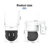 1080P sans fil panneau solaire caméra de sécurité sans fil batterie Rechargeable caméra 2MP WiFi caméra de sécurité à domicile avec PIR détection humaine deux voies Audio accès à distance