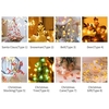 10ft 30LEDs Lumières suspendues décoratives de Noël Blanc chaud Fée Guirlande lumineuse Alimenté par batterie Éclairage d