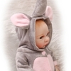 10inch 25 cm Reborn bébé poupée garçon plein silicone princesse poupée bébé bain jouet avec des vêtements réaliste mignon cadeaux jouet