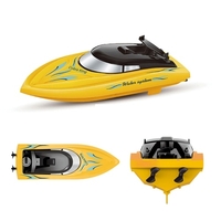 10KM / H haute vitesse 2 canaux bateaux télécommandés pour piscines bateau de course