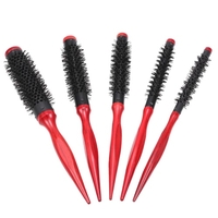 10mm Hair Round Brush Quiff Roller Peigne pour DIY Hairstyle Salon Coiffure Rond Brosse à cheveux Nylon Peigne