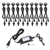 10PCS 35mm LED Ensemble de lumières de pont 4W 100LM SMD 5050 Petit encastré dans le sol souterrain IP67 Kit de projecteur de résistance à l